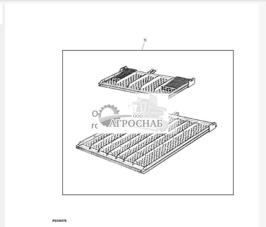 Attachment, Corn Harvesting Fishback and Cleaning Shoe 